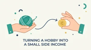 Turning a hobby into a small side income, turn a hobby into a side income